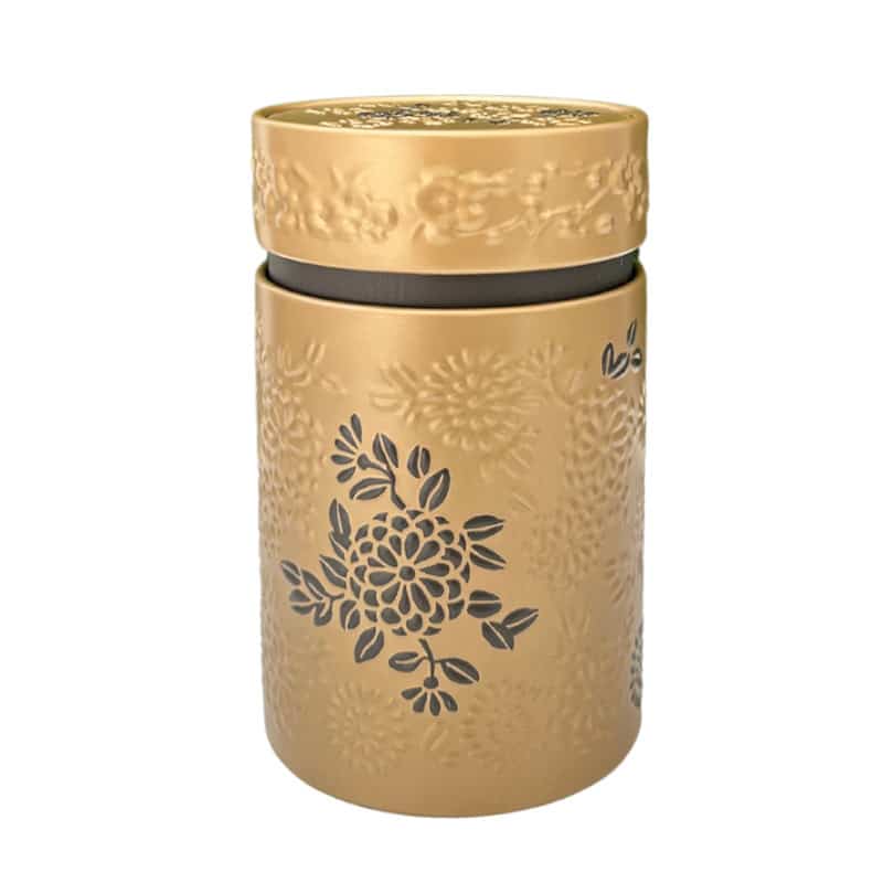 Lata de té Yumiko (dorada) 150 gr