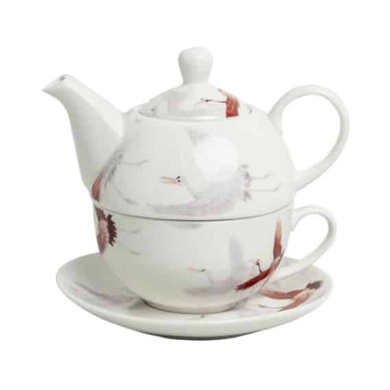 Set para té "crane" - grulla