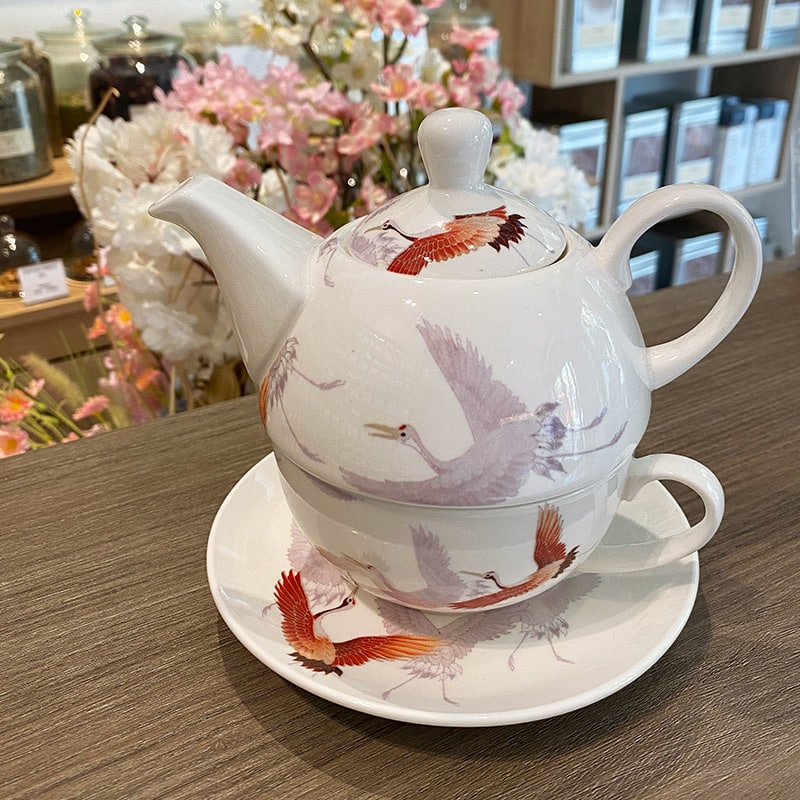 Set para té "crane" - grulla - Imagen 2