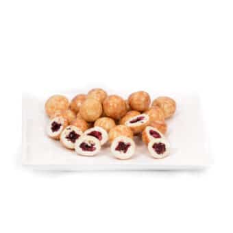 Сerezas liofilizadas con chocolate blanco 100g