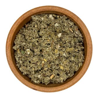 Frambuesa hoja cortada