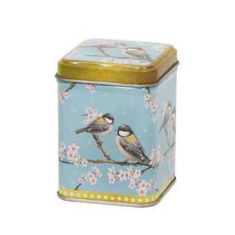 Lata de té con diseño Garden