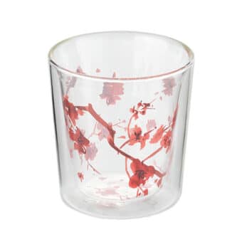 Vaso cherry blossom, cristal doble 0,25 l.